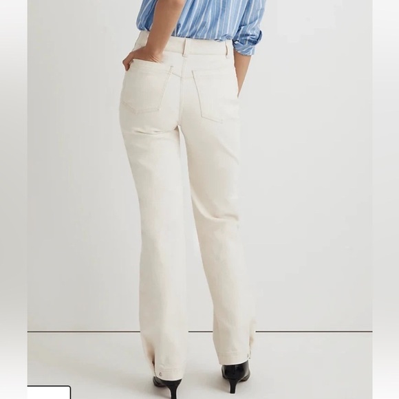 Madewell $128 Perfect Wide Leg Jean in Canvas Wash Size 29 - Picture 9 of 9
